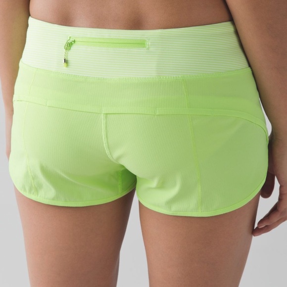 lululemon athletica Pants - Lululemon speed short clear mint 4 small bnwt